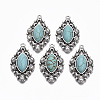 Tibetan Style Alloy Pendants PALLOY-R113-010-RS-1