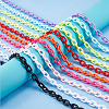   10 Strands 10 Colors Handmade Opaque Acrylic Cable Chains AJEW-PH0003-94-7