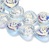 Electroplate Baking Paint Glass Beads Strands EGLA-K061-13A-AB08-3