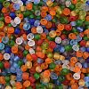 Frosted Colours Glass Seed Beads SEED-A030-02B-2