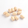 Natural Wood Barrel Beads X-TB096Y-4-1