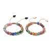 2Pcs Glass Braided Bead Bracelets for Women BJEW-JB11431-2