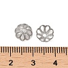 Non-Tarnish 316 Stainless Steel Bead Caps STAS-C080-02B-P-3