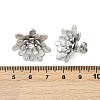 304 Stainless Steel Crystal Rhinestone Stud Earrings EJEW-G423-15P-4