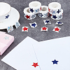 Laser Stickers STIC-WH0003-39-4
