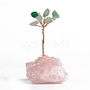 Natural Green Aventurine Chips Tree Display Decorations PW-WGA0360-08-1