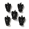 Natural Obsidian Pendants G-C095-03P-08-1