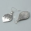 Bohemia Alloy Geometric Dangle Earrings for Women EJEW-WH0004-48A-2