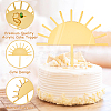 CRASPIRE 8Pcs Sun Birthday Cake Toppers OACR-CP0001-01-5