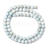 Natural Larimar Beads Strands G-B156-A01-6mm-01-5