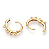 Brass Earring Findings KK-O100-02E-G-2