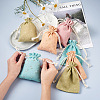 Magibeads 40Pcs 4 Colors Burlap Packing Pouches ABAG-MB0001-05-6