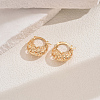 Elegant Geometric Bowknot Hoop Earrings EM8597-2-1