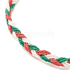 3Pcs 3 Style Waxed Polyester Braided Bracelets Sets BJEW-JB08115-04-7