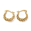 Brass Hoop Earrings EJEW-M261-01G-02-1-1