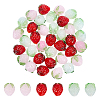 36Pcs 3 Colors Handmade Lampwork Beads LAMP-NB0002-04-1