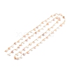 Handmade Cultured Freshwater Pearl Beaded Chains AJEW-JB00949-04-2