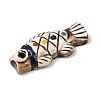 Handmade Porcelain Big Pendants PORC-Z003-01G-3