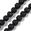 Natural Lava Rock Beads Strands G-A234-D02-01-1