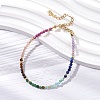 Chakra Theme Natural Mixed Gemstone Beaded Bracelets for Women BJEW-JB11342-1