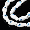 Handmade Porcelain Ceramic Beads Strands PORC-T006-03N-3