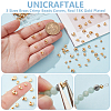150Pcs 3 Sizes Brass Crimp Beads Covers KK-UN0003-82-4