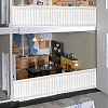 Birch & Poplar Plywood Dollhouse Wall DIY-WH0591-120B-5