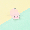 DIY Translucent Resin Pig Mobile Phone Strap Making Kits DIY-YW0011-16C-1