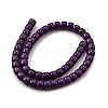 Natural Lepidolite/Purple Mica Stone Beads Strands G-F791-B01-3