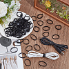 100Pcs Silicone Cable Ties FIND-SP0005-36-4