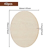 Unfinished Beech Wooden Blank Slices WOOD-WH0124-47C-2