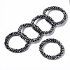 Faceted Electroplate Glass Beads Stretch Bracelets BJEW-S144-002G-02-1