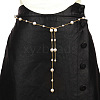 Alloy & Plastic Pearl Round Beaded Tassel Waist Belly Chains for Women FS-WG2A056-01-1