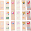 150Pcs 6 Styles Polyester Rectangle Clothing Label DIY-CY0003-85-7