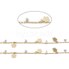 3.28 Feet Handmade Brass Curb Chains X-CHC-I027-07G-2