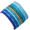 12Pcs 12 Styles Glass Stretch Bracelets BJEW-JB11032-02-5