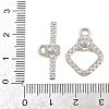 Brass Toggle Clasps KK-G548-34D-P-4