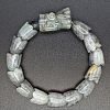 Natural Labradorite  Beads Stretch Bracelets for Men PW-WG4D073-06-1