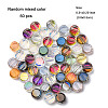 50Pcs Electroplate Glass Beads EGLA-FP0001-02-6