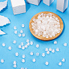 50g Transparent Spray Painted Acrylic Beads TACR-TA0001-21-7