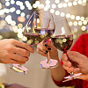 Paper Wine Glass Charms AJEW-WH0080-13H-6