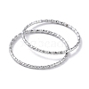 Non-Tarnish 304 Stainless Steel Textured Finger Rings X-RJEW-G298-03P-2