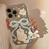 Cute Cartoon Cat TPU Plastic Mobile Phone Cover PW-WGF333E-01-2