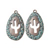Tibetan Style Alloy Pendants FIND-B055-02C-1