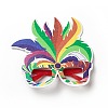 Felt Brazil Carnival Eyeglasses Frame Decoration AJEW-G044-01B-1