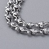 Tarnish Resistant 304 Stainless Steel Chains CHS-K001-64-2