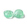 Transparent Spray Painted Glass Beads GLAA-I050-12D-2