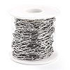 304 Stainless Steel Paperclip Chains CHS-H031-02P-3