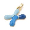 Alloy Enamel Pendants ENAM-S023-01G-X-3