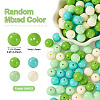 Opaque Acrylic Beads OACR-TAC0014-06D-4